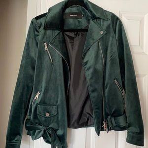 Vero Moda Green Velvet Jacket